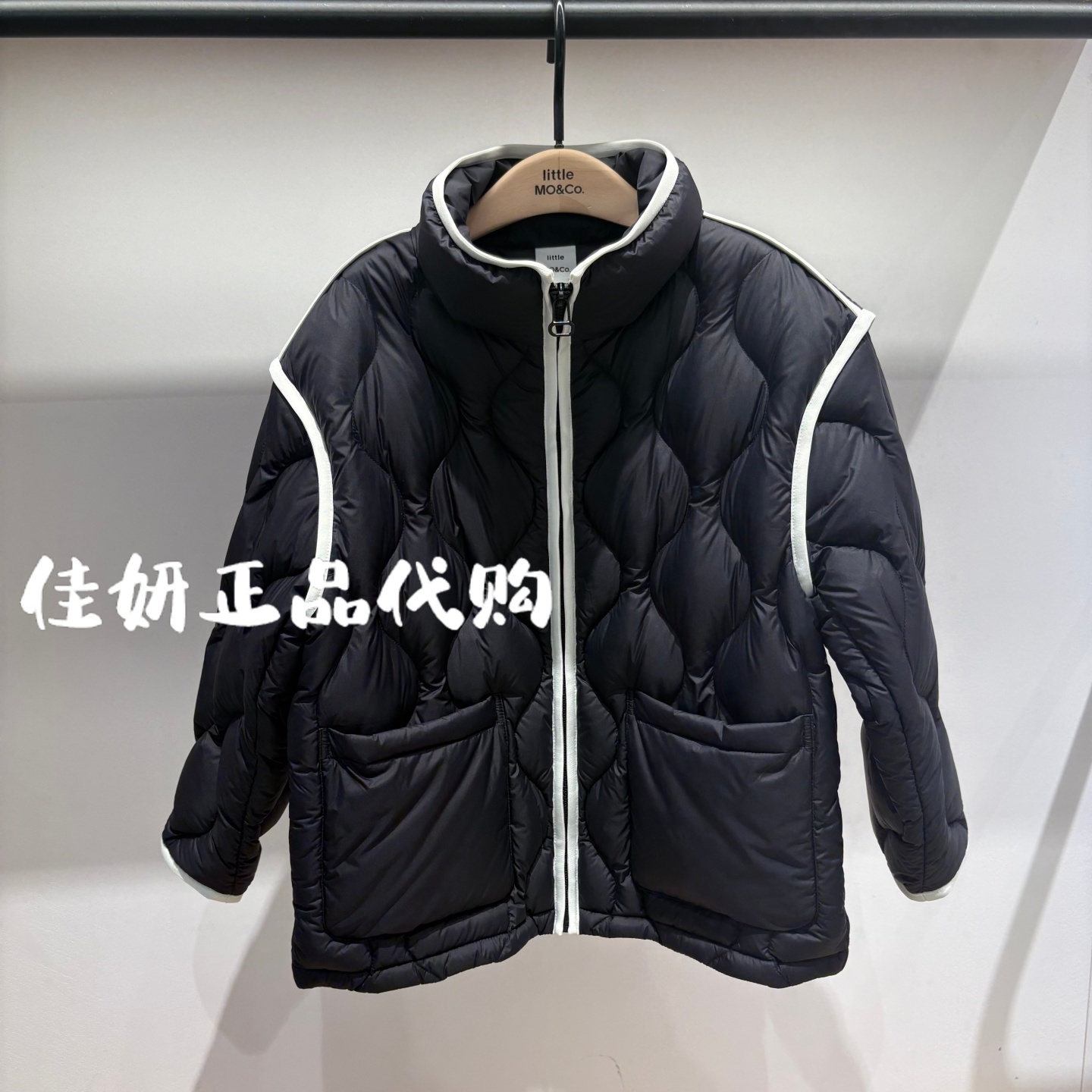 little moco专柜正品25年冬款男女童立领羽绒服外套KBE4EIN030