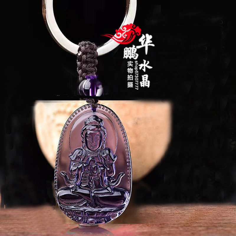 2026年紫水晶大日如来佛生肖羊本命佛守护神吊坠
