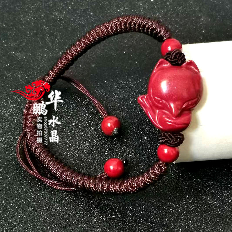 天然朱砂增合奇缘狐狸催缘增缘萌狐佳缘灵狐护身保平安红绳手链,珠宝/钻石/翡翠,手饰,淘宝优惠券,粉丝福利购,淘宝优惠卷
