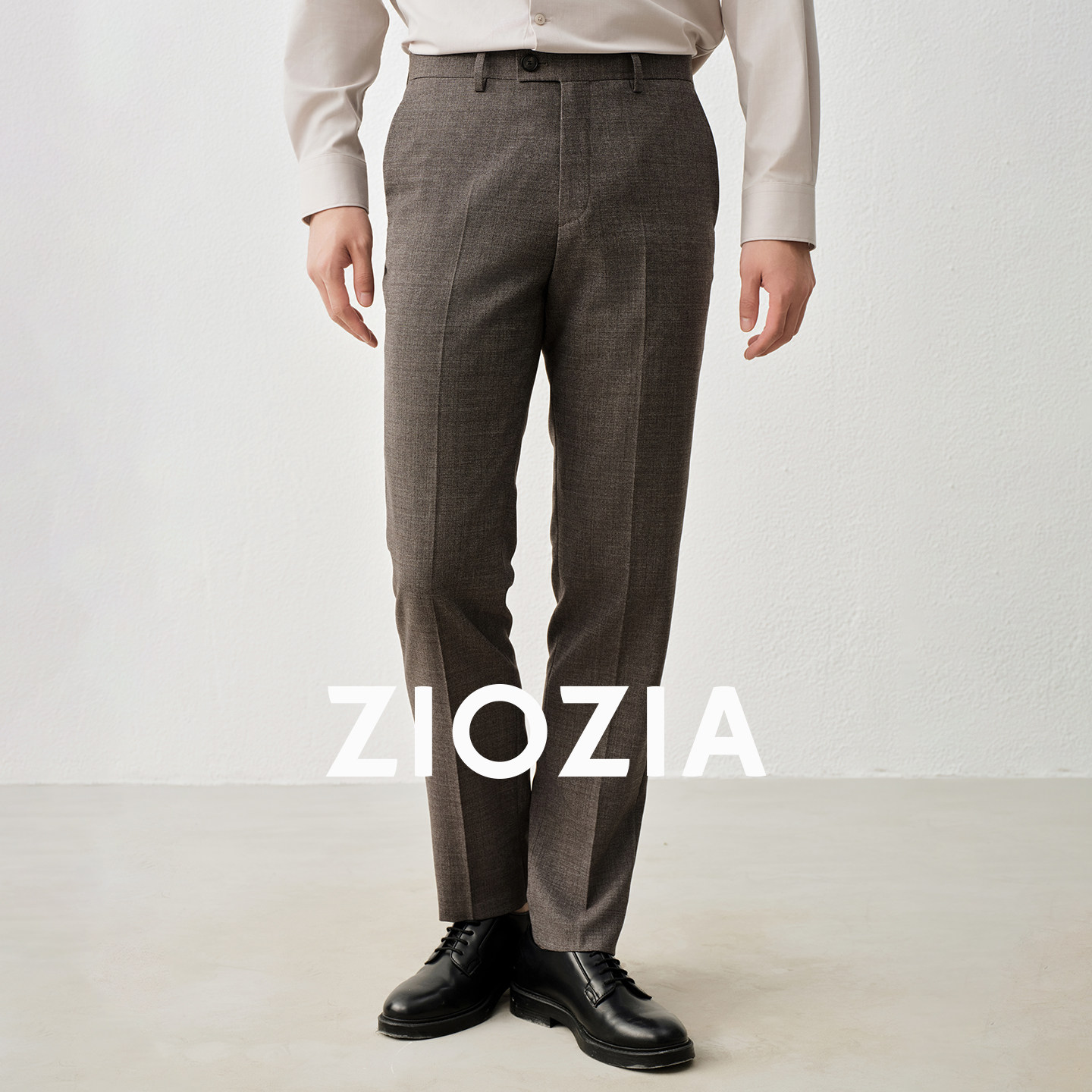 【羊毛混纺】ZIOZIA通勤男装25春商务正装中青年西裤ZSPE1101C
