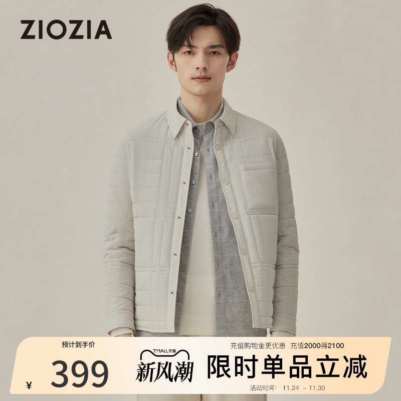ziozia都市休闲轻便棉服夹克外套