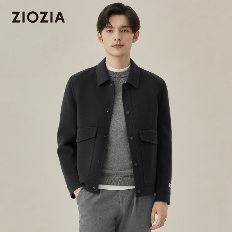 ZIOZIA��װ�＾��ë���˫���ؼп�����ZJJC4245H