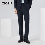 商务休闲西裤 ZIOZIA男春季 ZSPD1106J 羊毛混纺