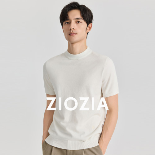 ZIOZIA柔软亲肤抗菌针织短袖