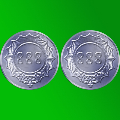 232425MM888游戏币不锈钢游戏币代币定制大型游戏机娃娃机摇摇车