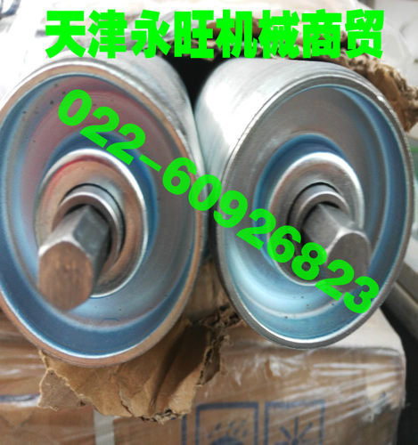 流水线不锈钢滚筒六角轴滚筒无动力托辊镀锌滚筒输送带滚轴辊筒
