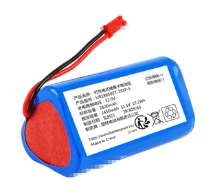 2450mAh 11.1v 27.2Wh 锂离子电池组 UR18650ZT 可充电式 3S1P