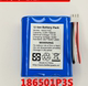 12.6V ion 186501P3S Pack 11.1V Battery 锂电池组 2.2Ah