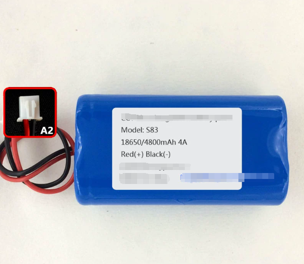 A2插头 S83 18650/4800mAh 4A /5200mAh 5A  可充电锂电池组