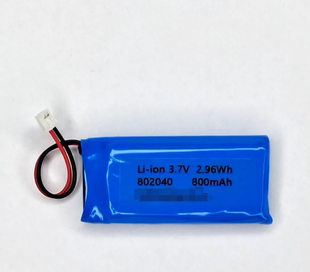 Li-ion 3.7v 802040 800mAh 2.96Wh 带小插头 扫码器专用锂电池