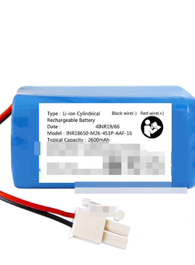 INR18650-M26-4S1P-AAF-16 2600 2400mAh 14.4V 扫地机电池