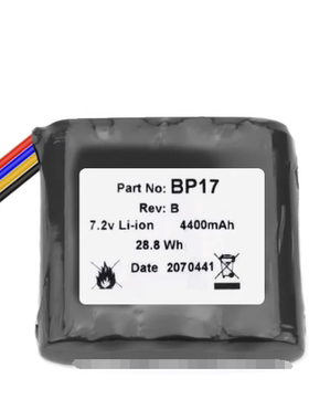 适用于BP17 7.2v Li-ion 4400mAh 28.8Wh 4pin  Battery Pack