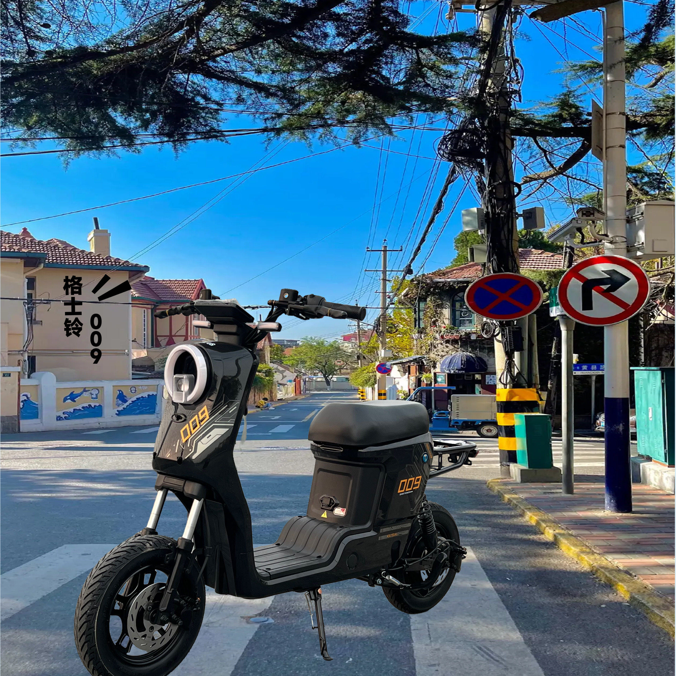 格士铃009电动自行车外卖长续航电瓶车可上牌家用代步全新正品