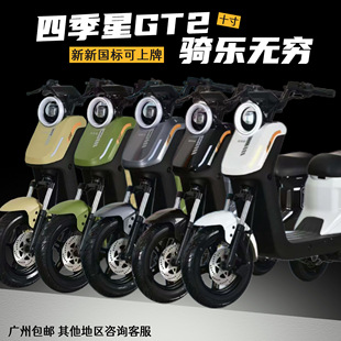 GT2十寸电动车新新国标可上牌家用代步城市通勤全新正品 四季 星