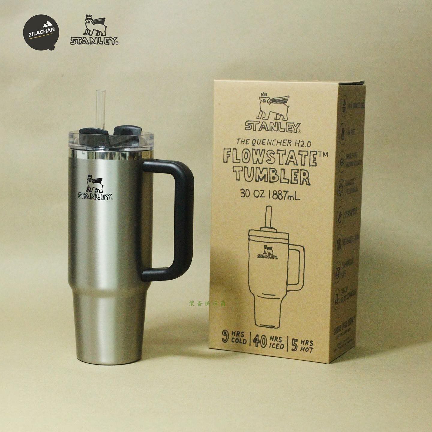 Stanley 史丹利限量版保温杯Naijel Graph大容量H2.0吸管杯