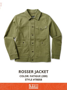 5.11战术夹克78058 ROSSER JACKET 罗瑟尔 夹克
