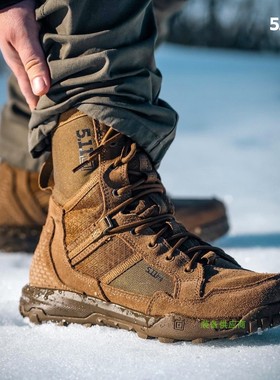 美国5.11沙漠靴12445户外靴阿特拉斯 8寸高帮 防水作训靴