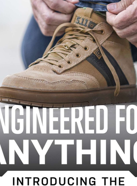 5.11 板鞋12473中帮MCCLANE麦克莱恩 牛筋底运动鞋