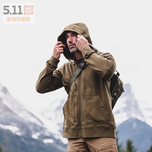 战术卫衣78064 Zip Engage Full 2.0全拉链卫衣 Fleece 5.11