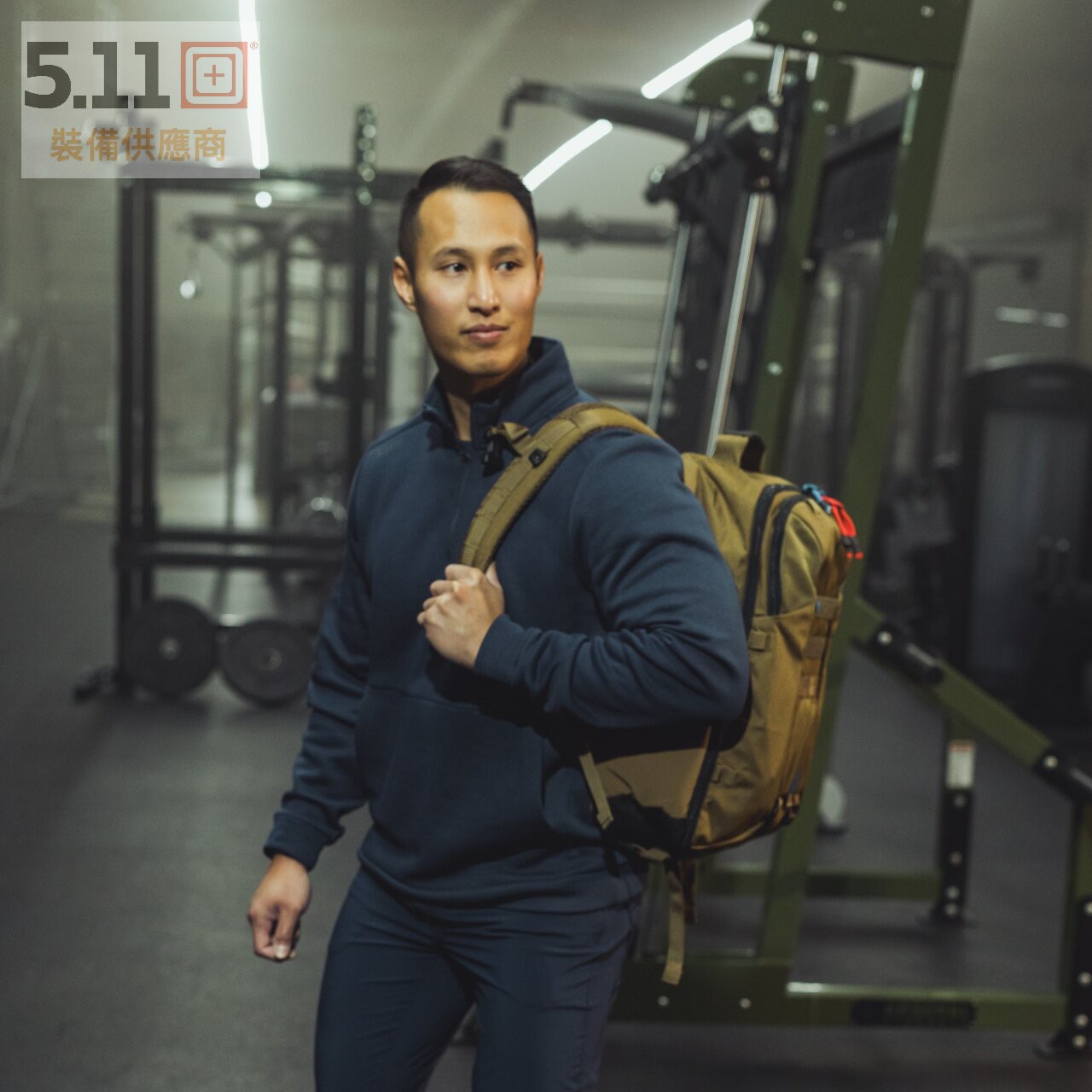 5.11训练卫衣立领拉链套头衫