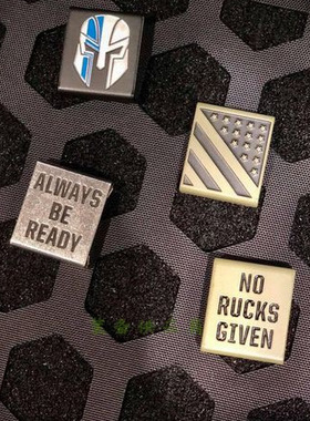 5.11金属扣92612魔术贴 Thin Green Line MOLLE Clip