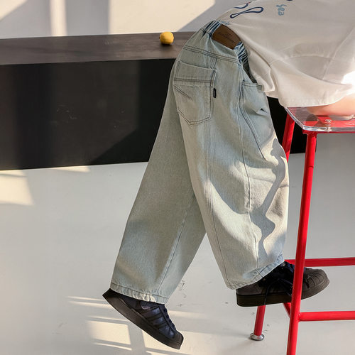 小杰家春季新款男童韩版牛仔裤潮