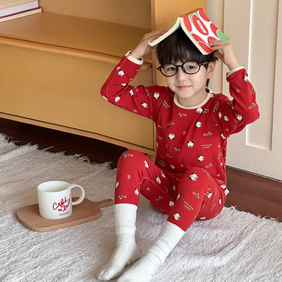 男女童宝宝纯棉睡衣卡通内衣