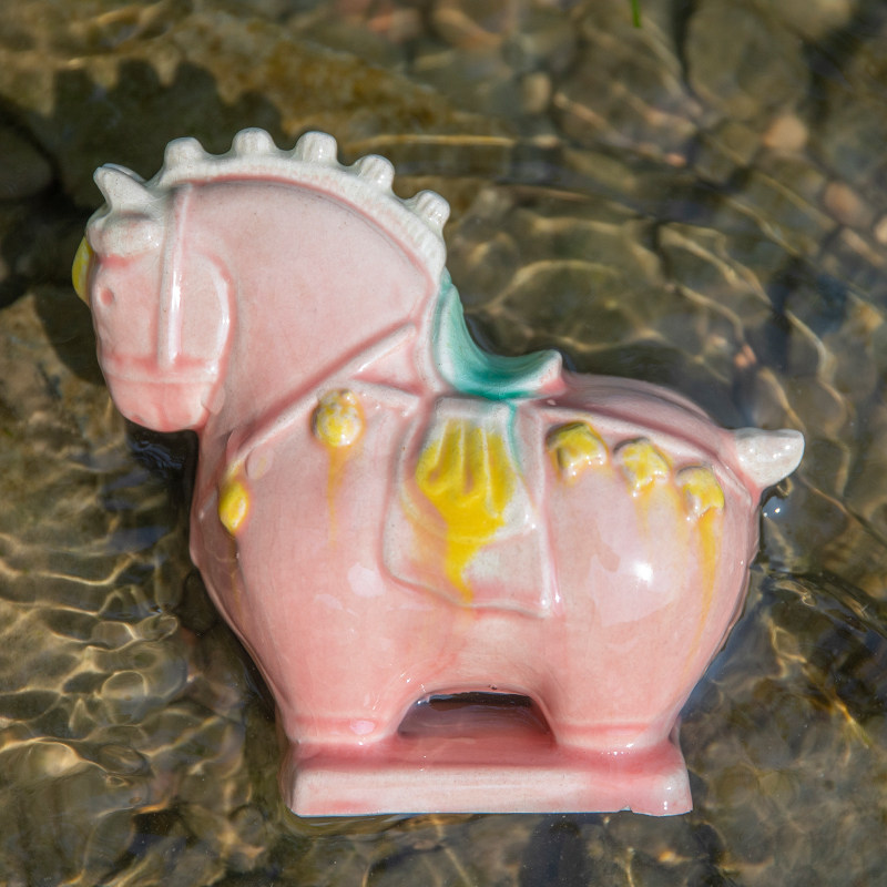 2026年新年马年礼物洛阳旅游纪念文创西安河南博物馆唐三彩小胖马,家居饰品,桌面摆件,淘宝优惠券,粉丝福利购,淘宝优惠卷