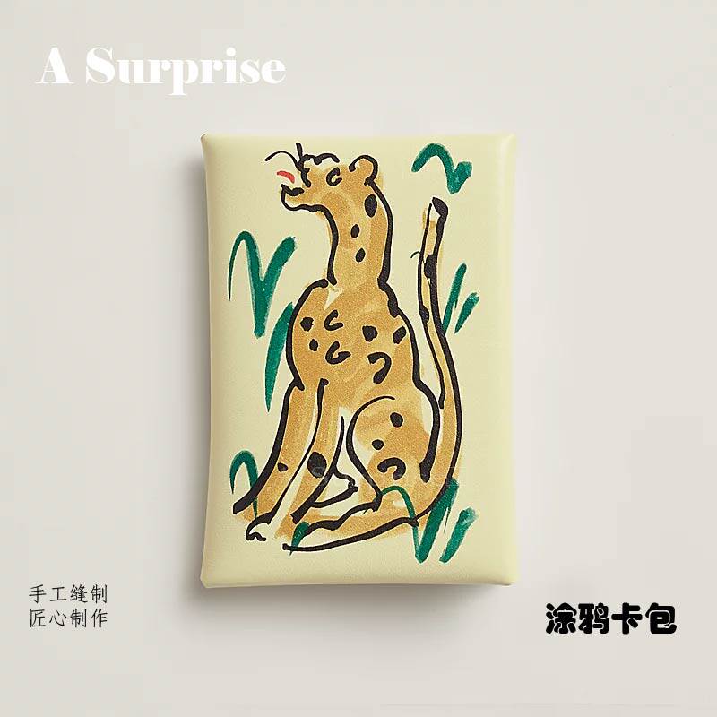 ASurprise手绘多卡位卡包女款