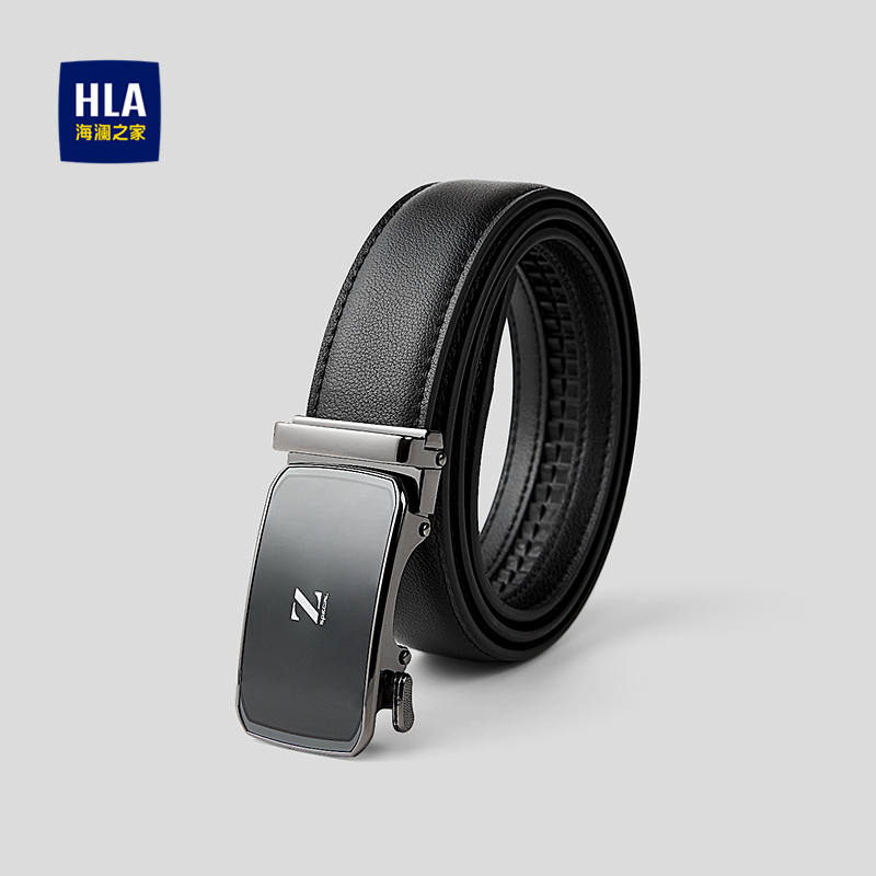海澜之家简约商务自动扣实用皮带