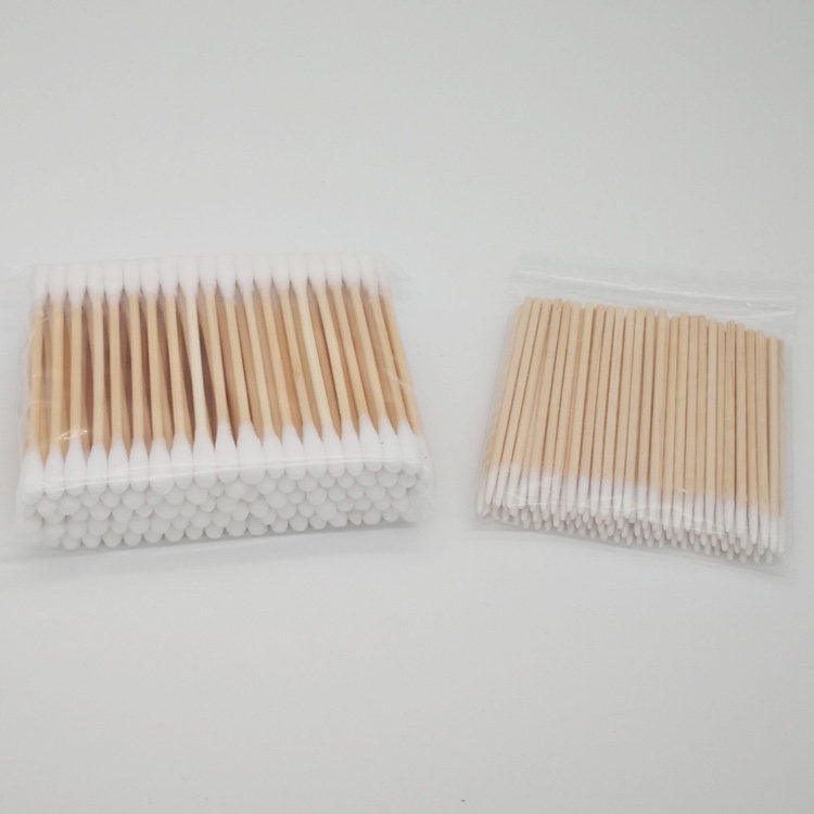 纹绣专用棉签尖头小棉签木质尖嘴棉签美容化妆棉签纹绣用品木棉棒