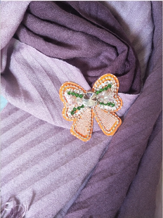 7.5*8CM原创重手工钉珠渐毛衣包包牛仔裤补丁女童宝宝闪闪串珠