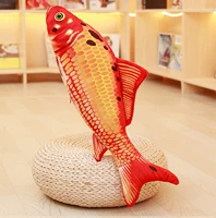 Розовая красный красный koi 30 см один