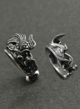 南风歌原创设计飞鸟戒指s925礼物