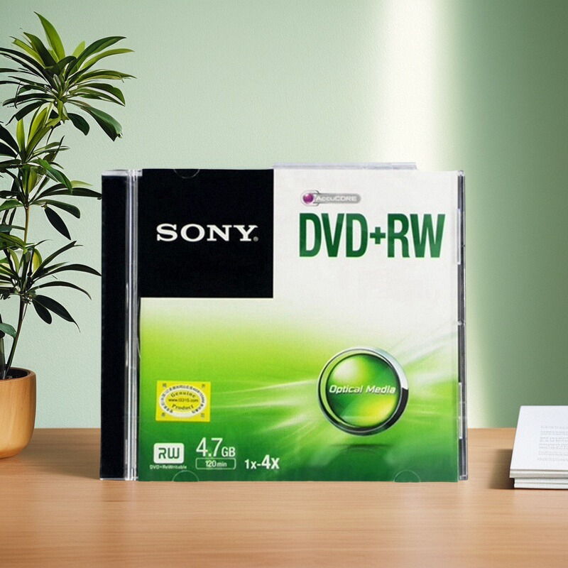 正品SONY索尼可擦写DVD-RW+RW刻录盘4.7G 能反复使用电脑空白光盘