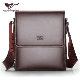 七匹狼品牌男包男士 背包 单肩包斜挎包休闲商务手提包男公文包时尚