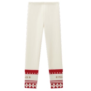 F2GDF4606 mini peace太平鸟童装2025冬装新款女童休闲打底裤 269