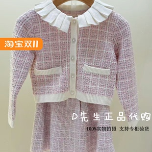 F2FCF4365 mini peace太平鸟童装2025冬装新款女童休闲套装 899