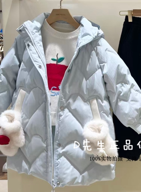 F2ACF4605 mini peace太平鸟童装2025冬装新款女童羽绒服 1499