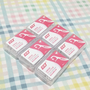 正畸牙线棒超细双线矫正期钢牙牙线牙医推荐带牙套牙线签牙签盒装