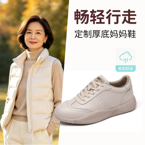 陶慧敏代言信诺休闲运动妈妈鞋