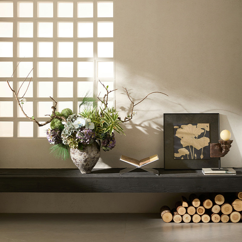 新中式氛围感装饰大陶罐油画大罐子艺术花艺展厅茶室客厅餐厅民宿,家居饰品,装饰摆件,淘宝优惠券,粉丝福利购,淘宝优惠卷