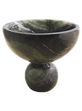 酒店样板间卧室床头柜摆件青苔藓