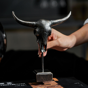 新中式 好物 入门玄关书柜创意动物牛摆件办公室桌面家居装 饰品软装