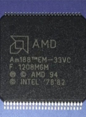 AM188EM-25VC AM188EM TM AM188EM-33VC KC TQFP100 现货 芯片