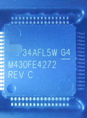 进口 MSP430FE4272IPMR 丝印 M430FE4272REV LQFP-64 微控制器