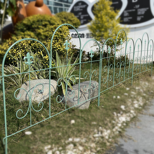 户外花园装饰花坛围墙隔断围栏栅栏护栏篱笆庭院花架爬藤架铁艺