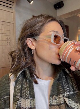 新款法式墨镜女 显脸小就选它！浮云茶色轻奢近视墨镜 太阳镜