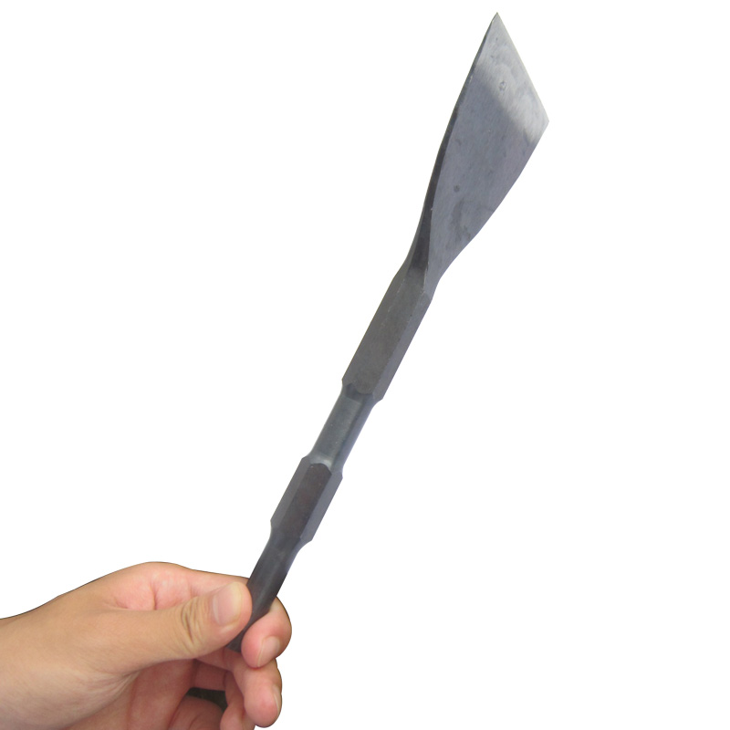 电锤电镐特薄扁铲凿铲腻子墙铲白灰薄墙铲钻墙皮方柄六凿ltn角柄