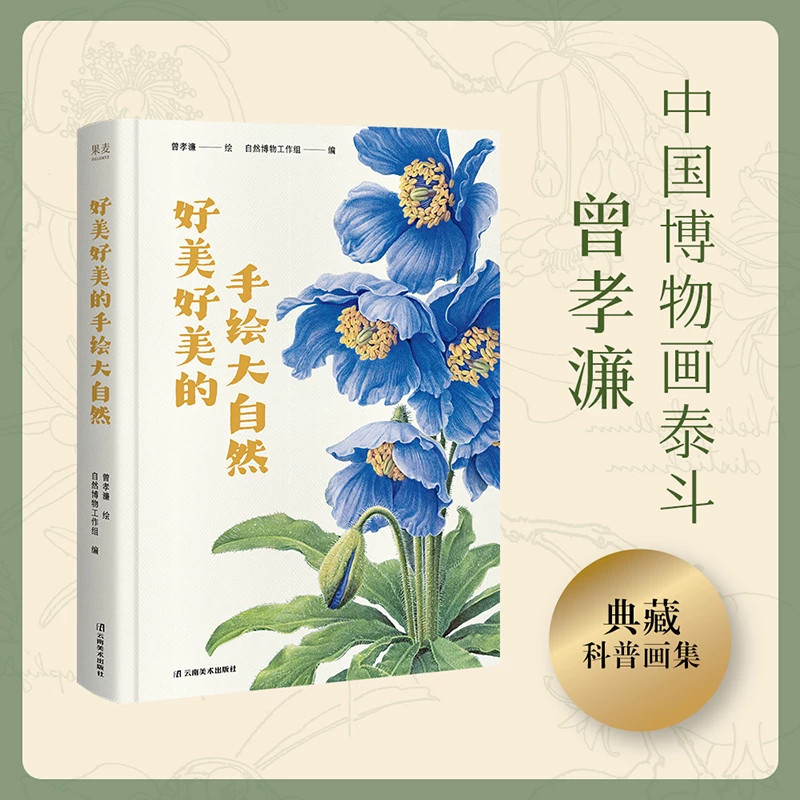 好美好美的手绘大自然 唯美自然手绘治愈画册 收录花草树木山川生灵精美画作 治愈解压艺术临摹范本 美术爱好者收藏鉴赏畅销书